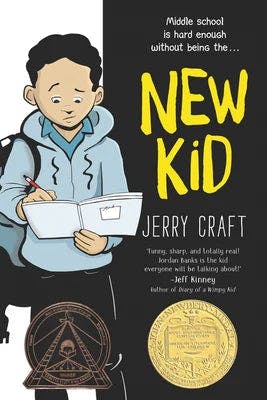 book cover for New Kid: A Newbery Award Winner