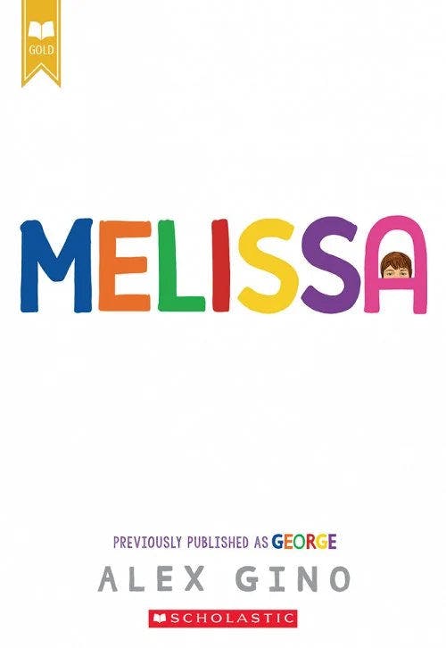 book cover for Melissa (Previously Published as George)