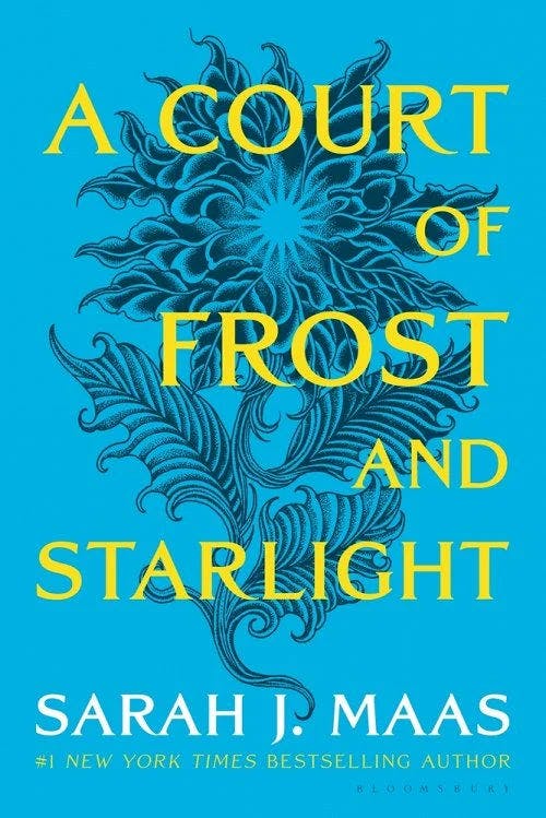 book cover for A Court of Frost and Starlight