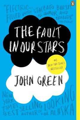 book cover for The Fault in Our Stars
