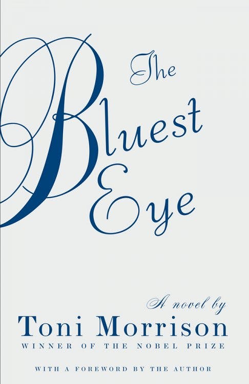 book cover for The Bluest Eye