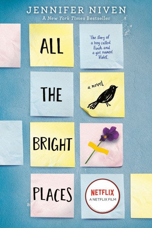 book cover for All the Bright Places