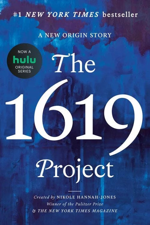 book cover for The 1619 Project: A New Origin Story