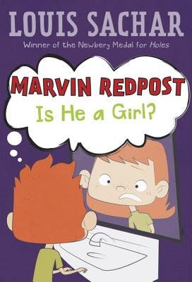 book cover for Marvin Redpost #3: Is He a Girl?