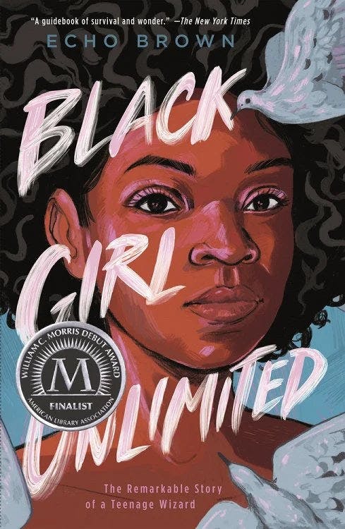 book cover for Black Girl Unlimited: The Remarkable Story of a Teenage Wizard