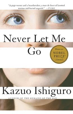 book cover for Never Let Me Go