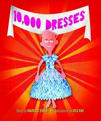book cover for 10,000 Dresses