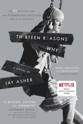 book cover for Th1rteen R3asons Why