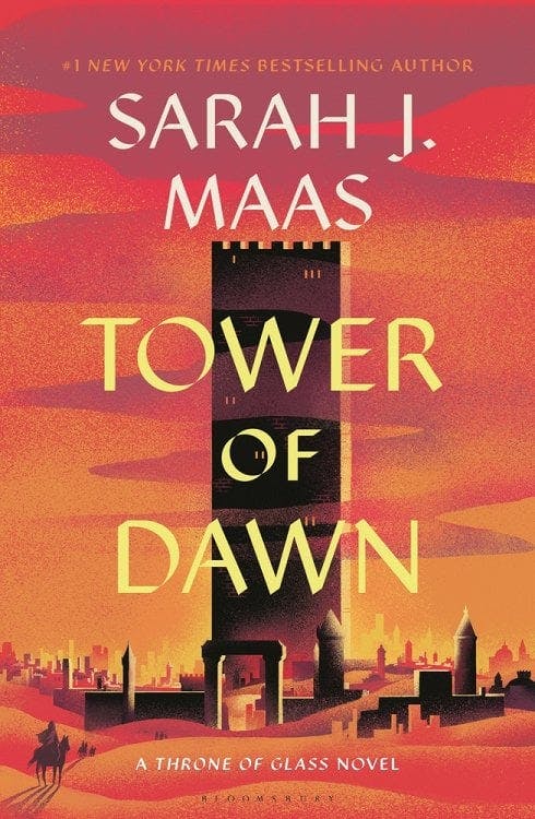book cover for Tower of Dawn