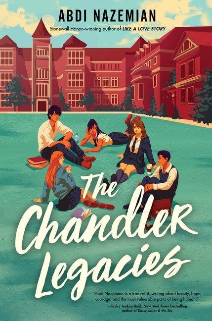 book cover for The Chandler Legacies