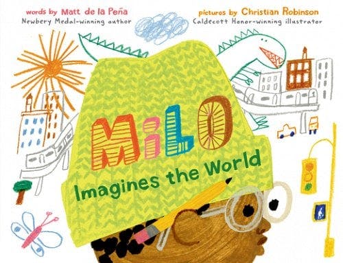 book cover for Milo Imagines the World