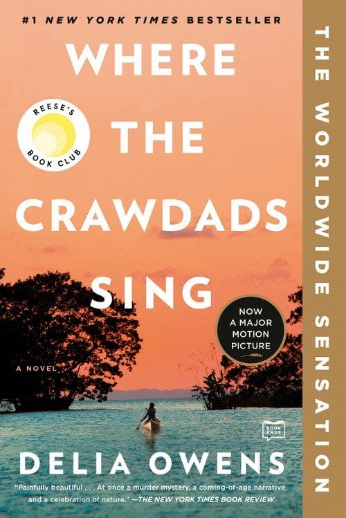 book cover for Where the Crawdads Sing