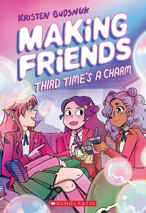 book cover for Making Friends: Third Time's a Charm: A Graphic Novel (Making Friends #3): Volume 3