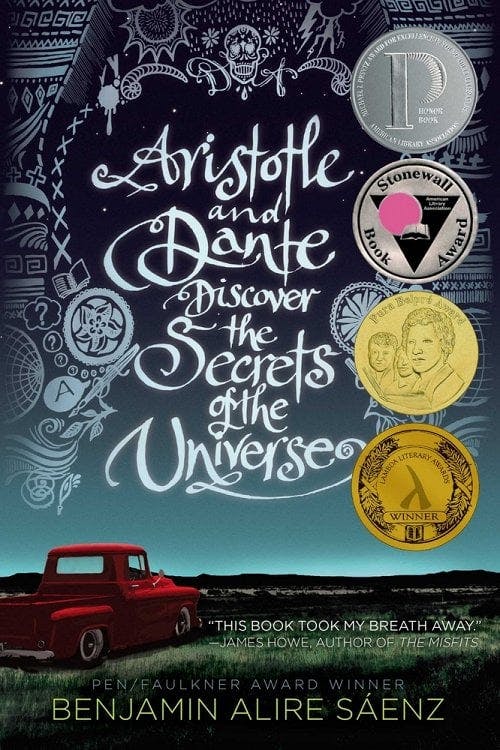 book cover for Aristotle and Dante Discover the Secrets of the Universe