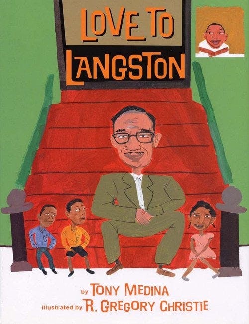 book cover for Love to Langston