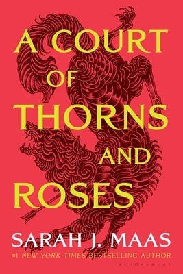 book cover for A Court of Thorns and Roses