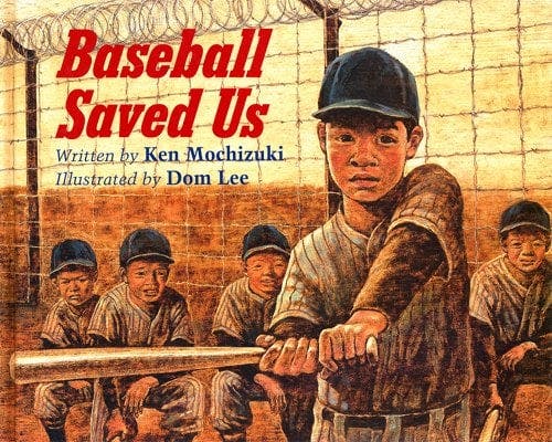 book cover for Baseball Saved Us